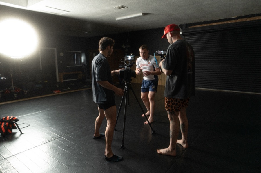 On set