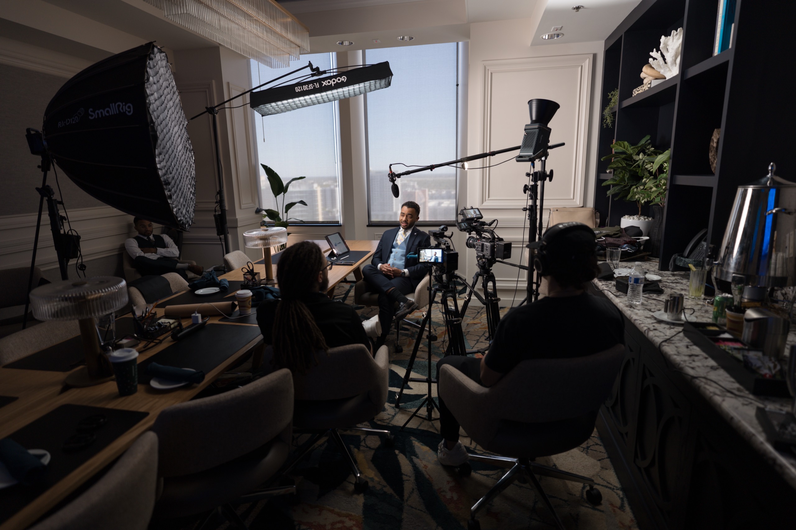 Cinematic Frames Studios on set